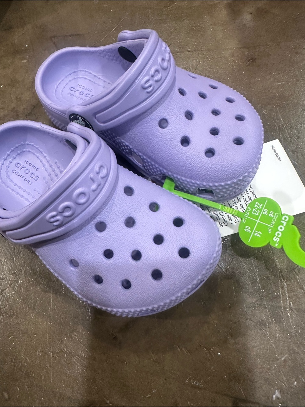 NWT Toddler Crocs Classic Clog size 6
